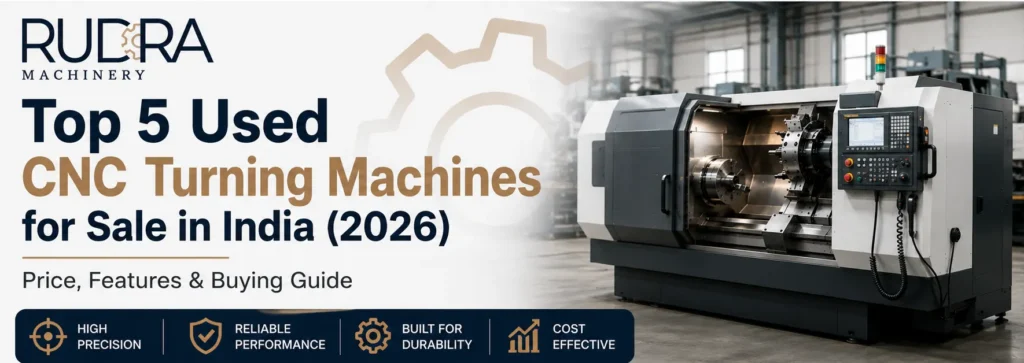 Top 5 Used CNC Turning Machines for Sale in India (2026)