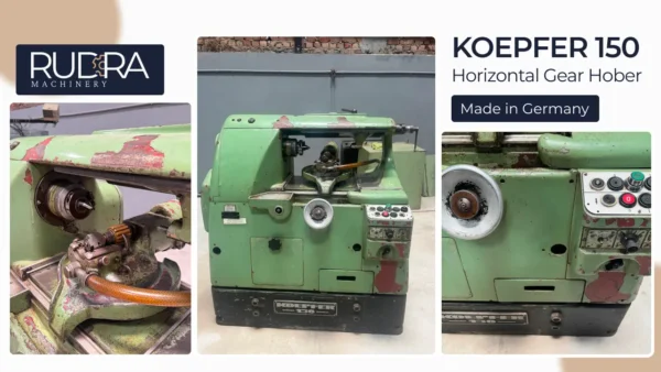 Used KOEPFER 150 Gear Hobbing Machine