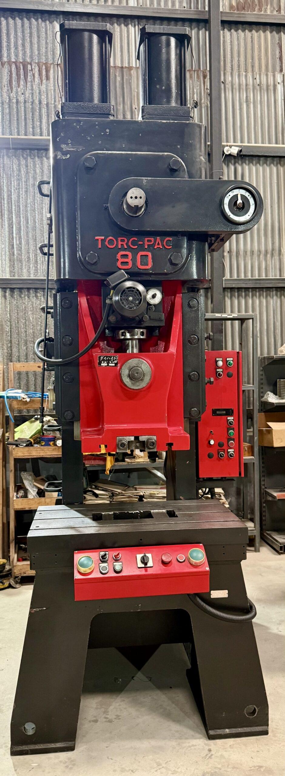 AMADA TORCPAC 80TON C-FRAME PRESS
