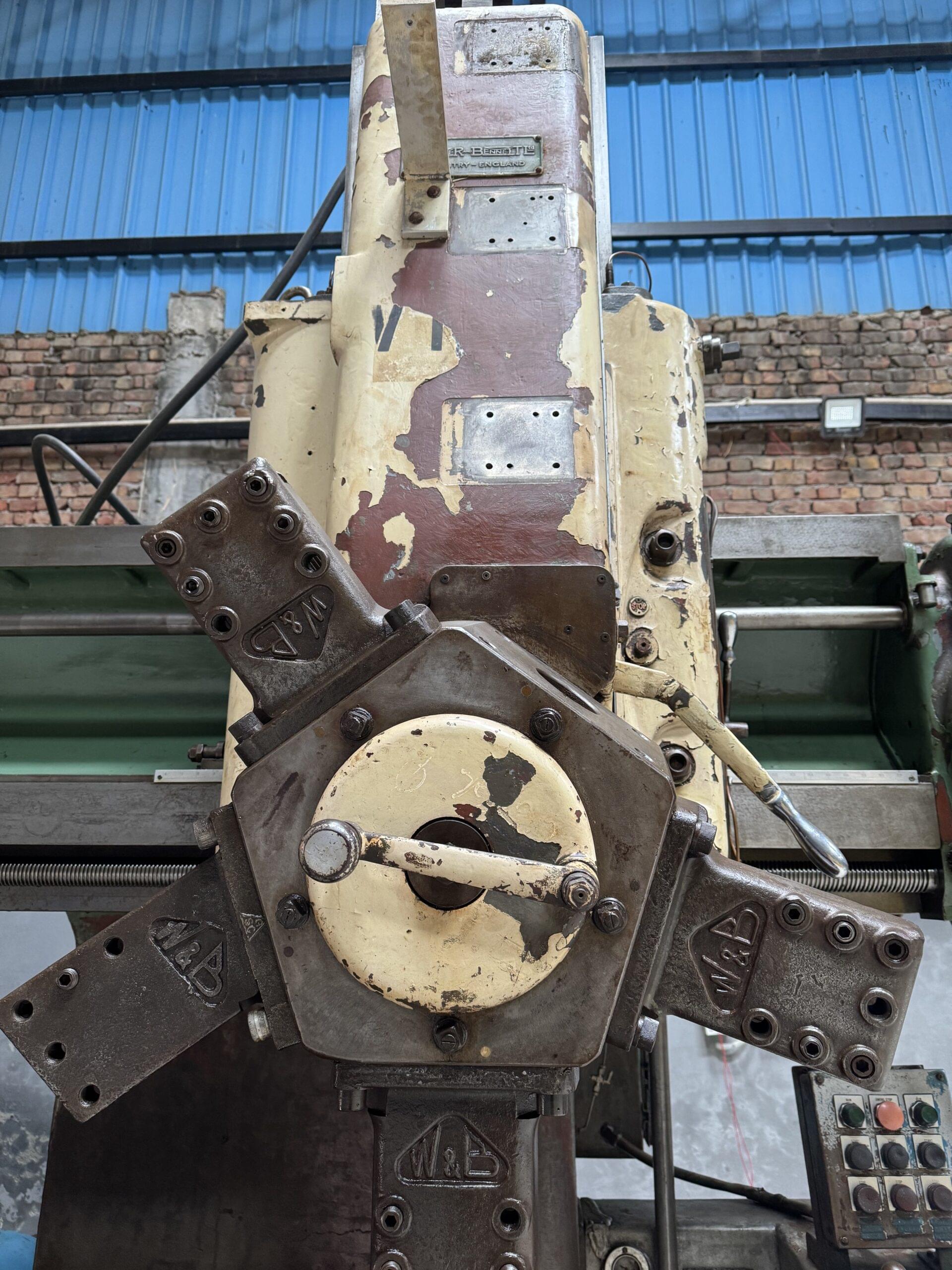 Webster Bennet 72" VERTICAL TURRET LATHE  MACHINE - Image 5